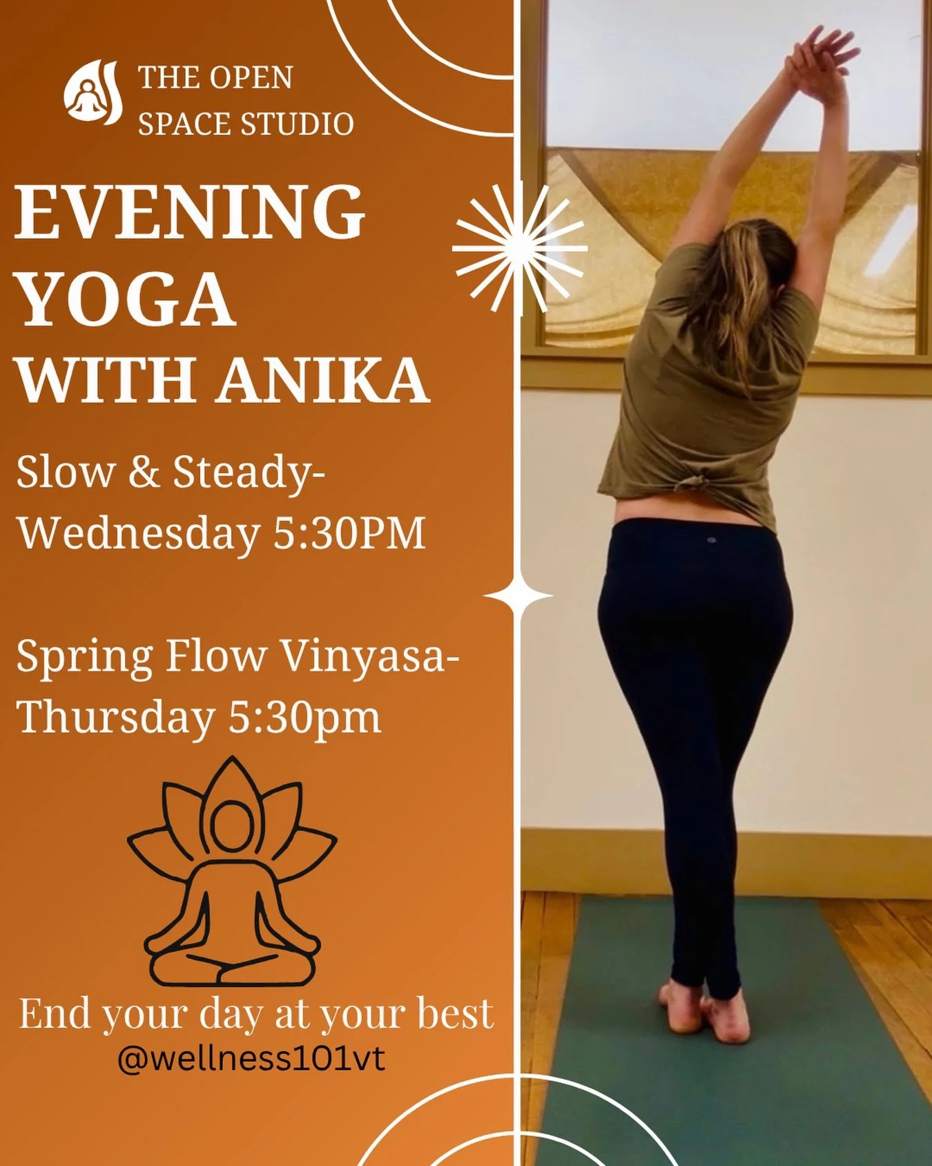 Looking for that evening wind down. Or that after work flow? We&rsquo;ve got you. 

Join @meadowmouse_  in our beautiful studio space and end your day at your best ✨