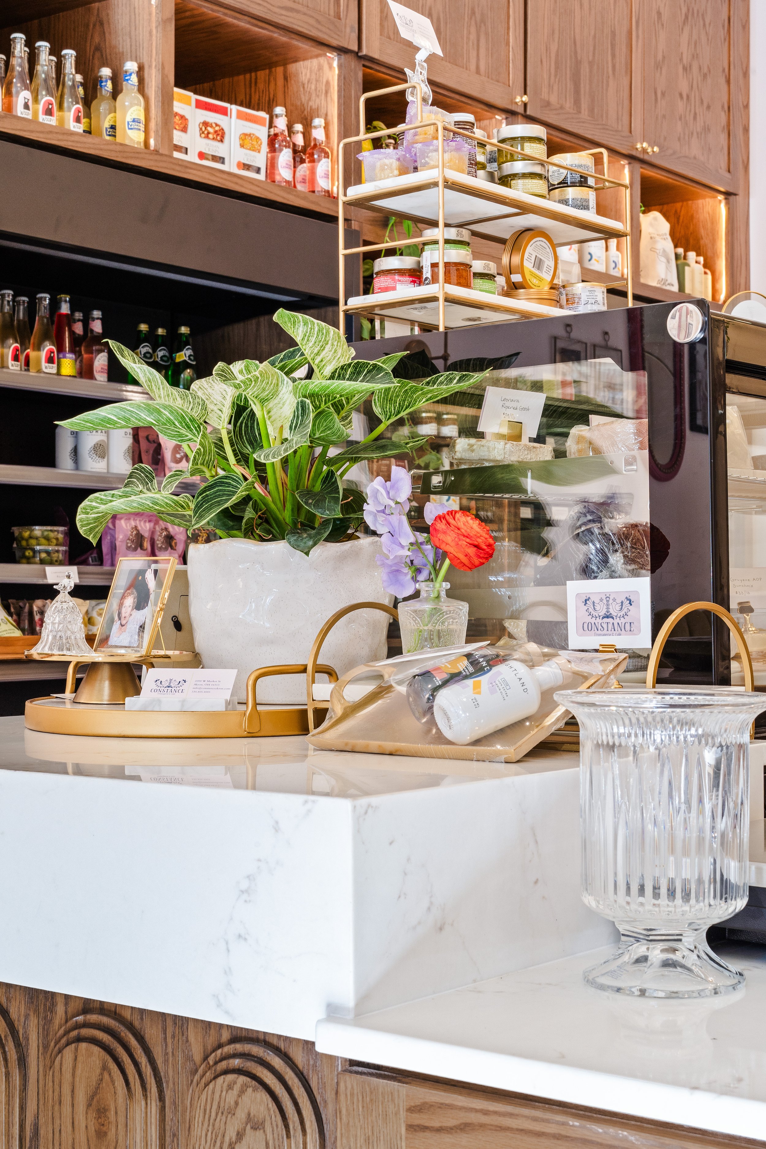 Counter area near register at Constance Charcuterie
