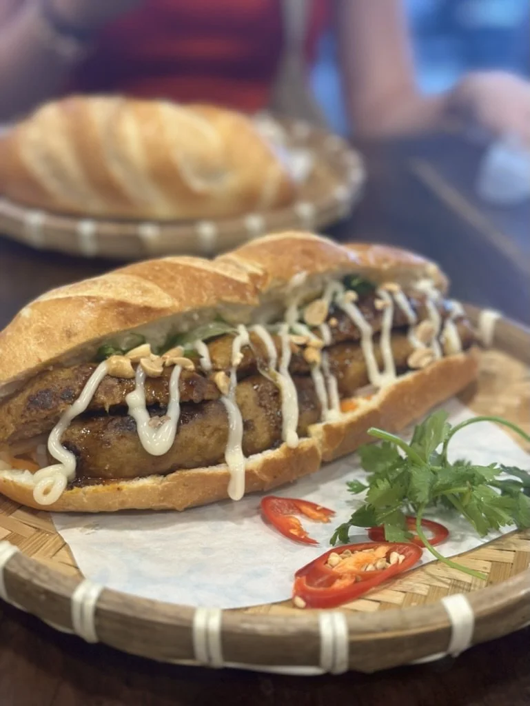 The more “gourmet” banh mi of the three we tried
