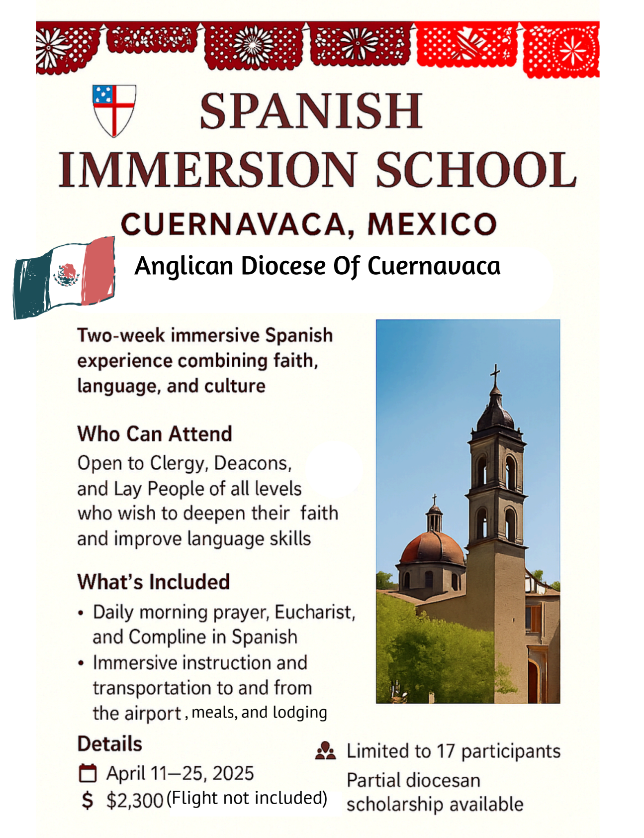 Anglican Diocese of Cuernavaca Spanish Immersion School