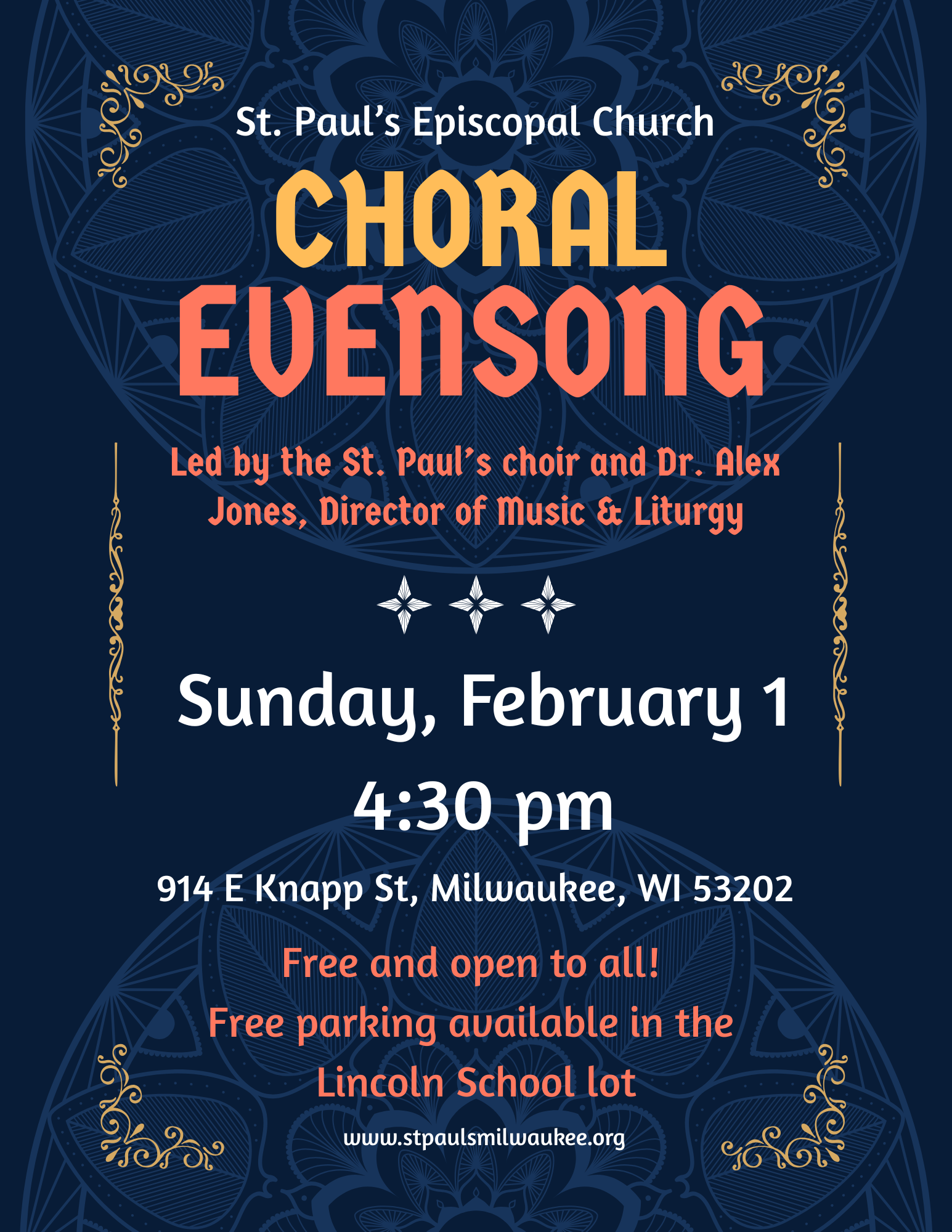 St. Paul’s Episcopal Church Choral Evensong