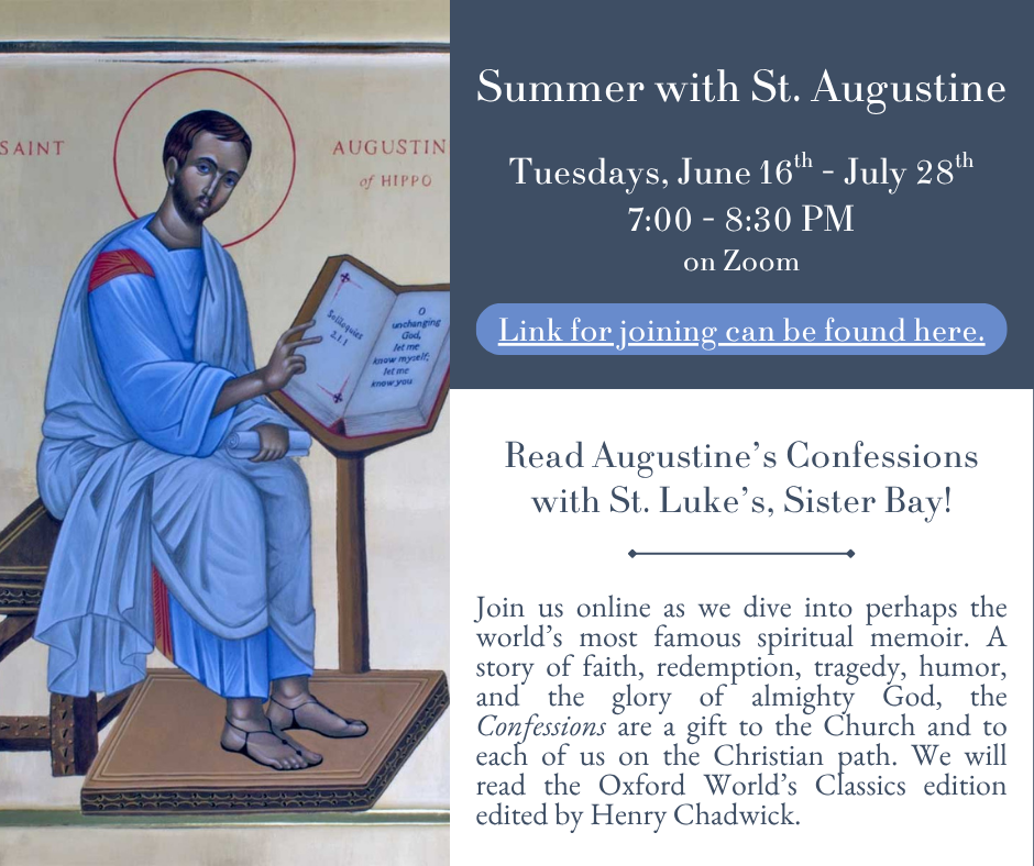Summer with St. Augustine: Reading Confessions Together
