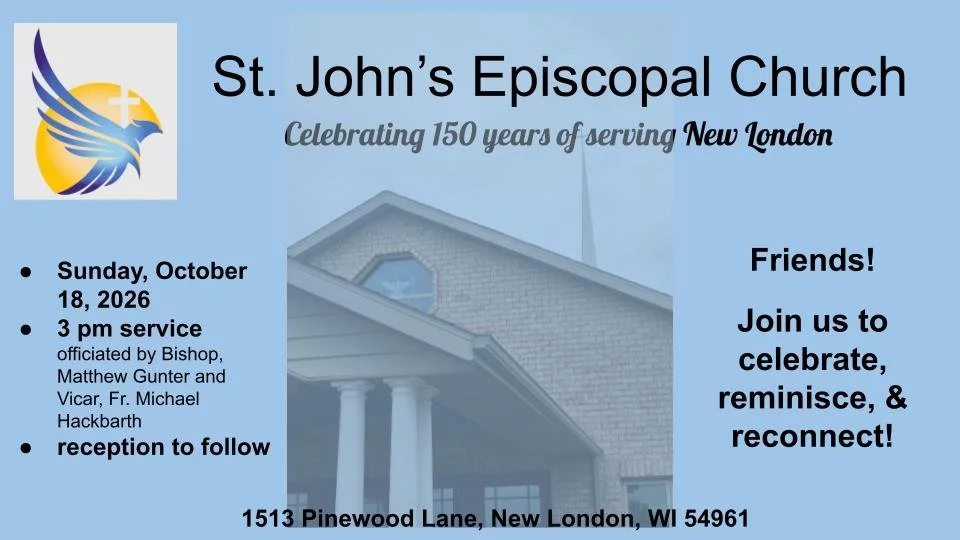 St. John’s Episcopal Church, New London: 150th Anniversary Celebration 