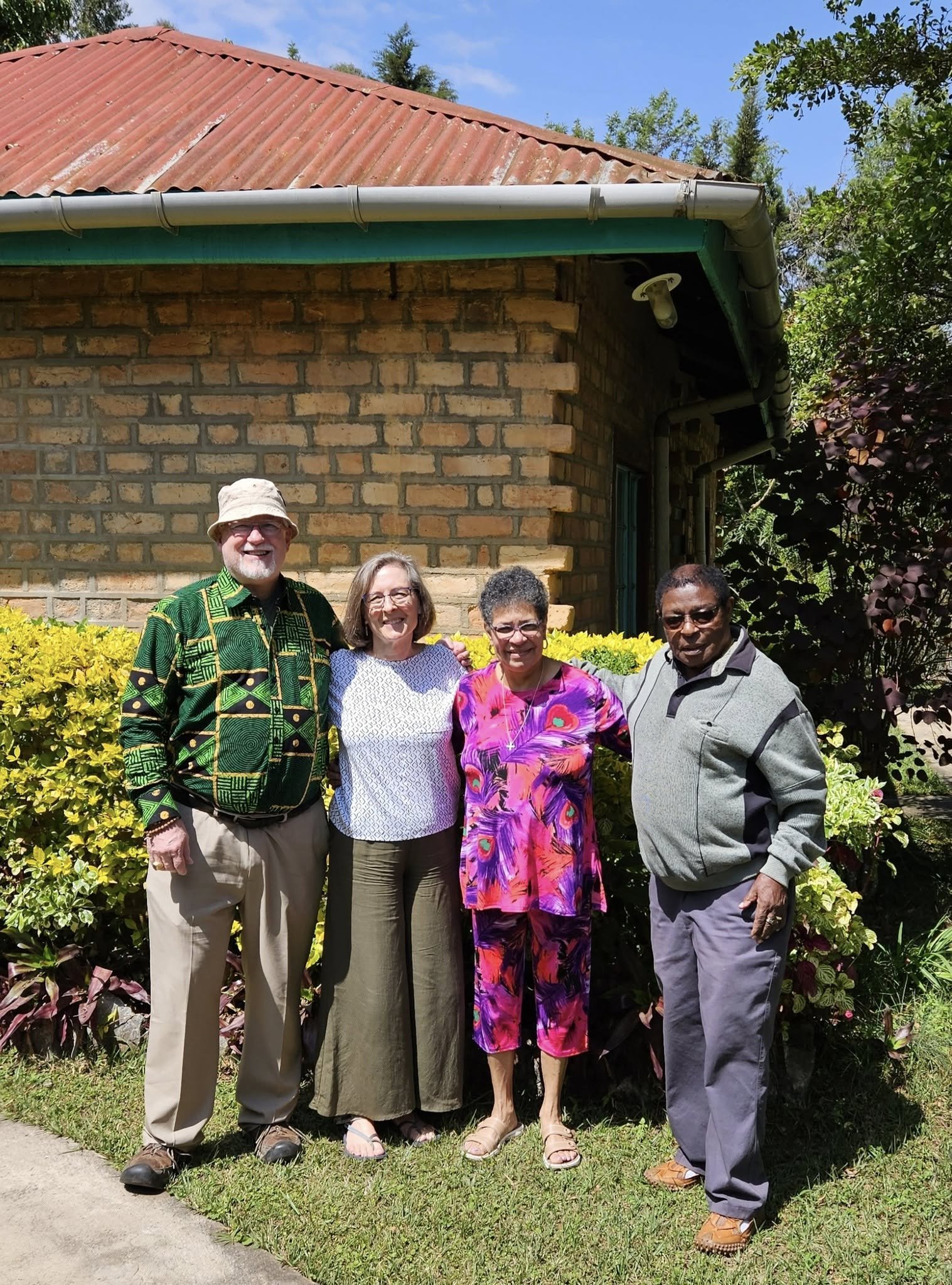 Sandra Muinde is a deacon of the Diocese of Wisconsin (Oshkosh). Her husband, Sam, is Kenyan who inherited a farm and some land from his parents. Bishop Matt has enjoyed their gracious hospitality.