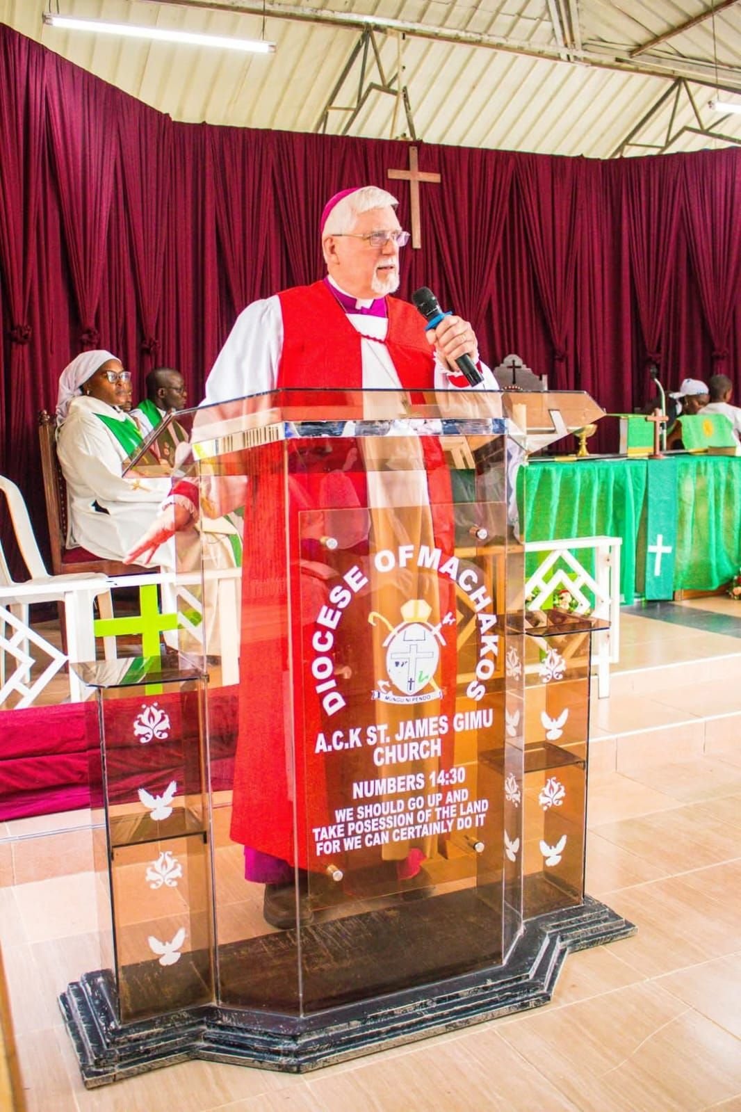 On Sunday, I got to worship with the people of St. James, Gimu in the Diocese of Muchakos, about an hour south of Nairobi.