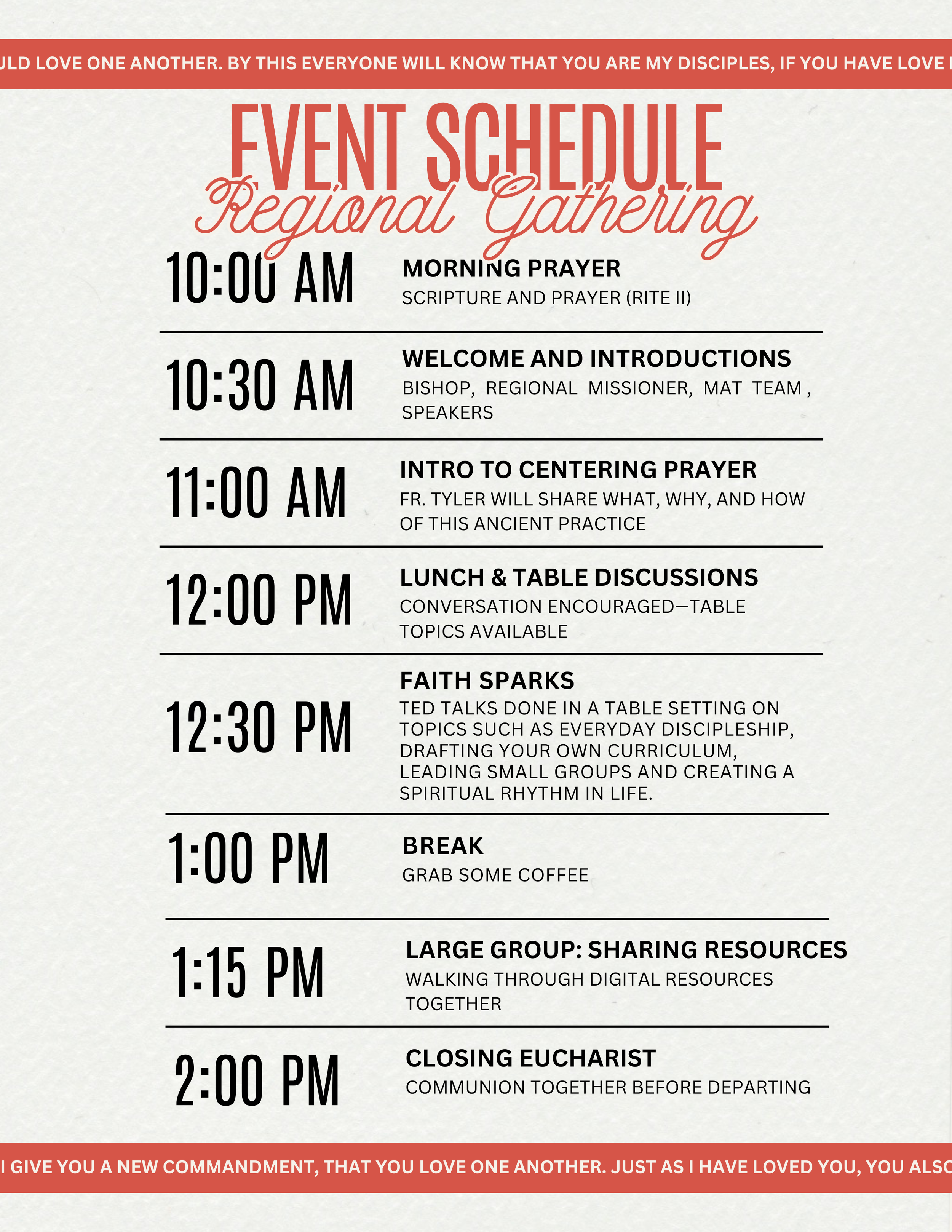 Eastern Ridges Regional Gathering: Discipleship and Formation — The ...