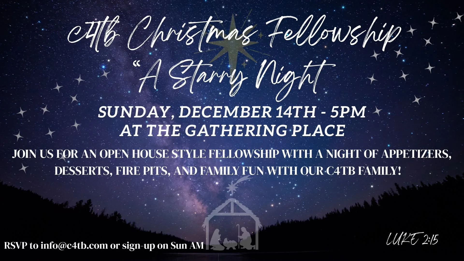 Christmas Fellowship at the Gathering Place!