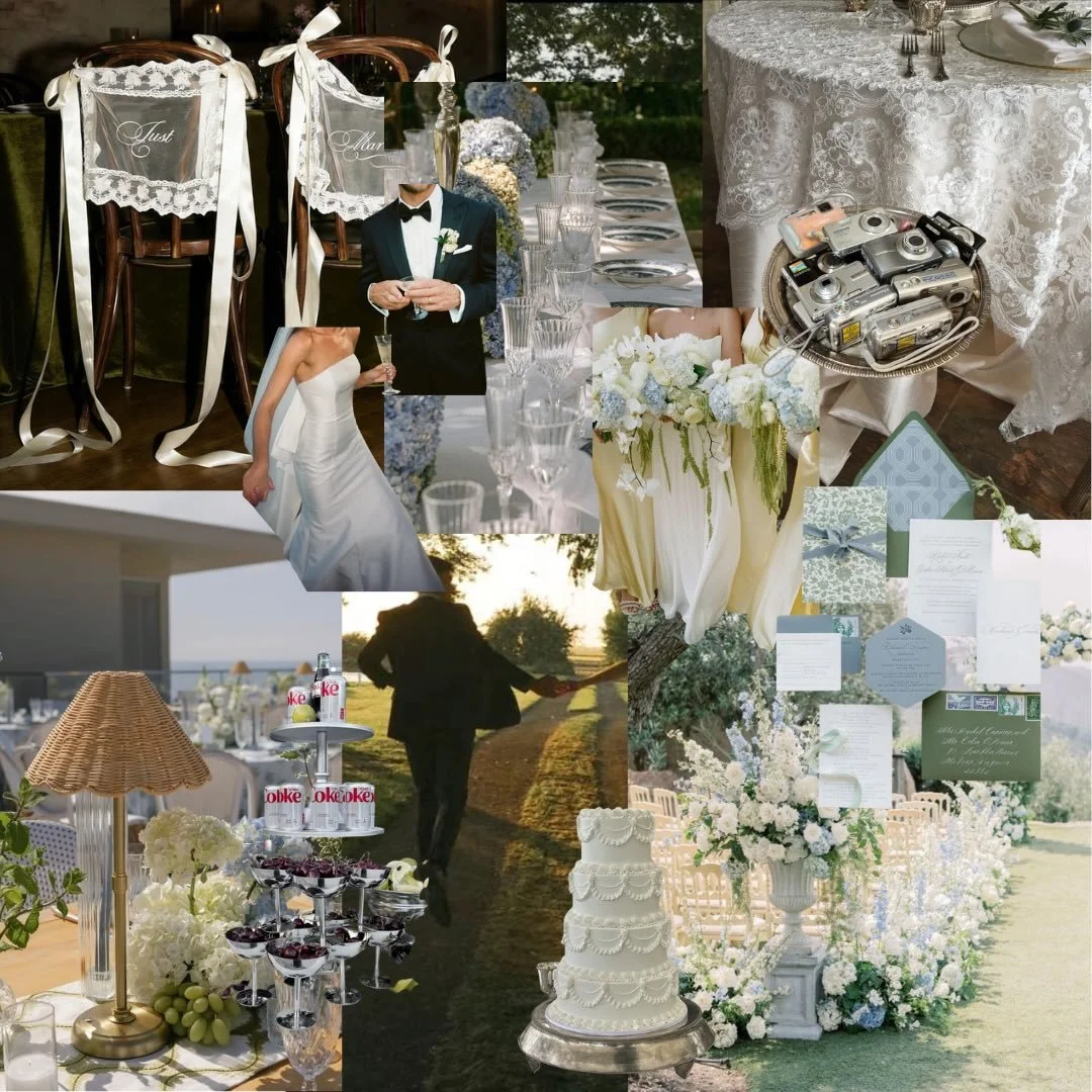Did anyone miss these? 🙋🏼&zwj;♀️😍 May is right around the corner, and we&rsquo;re loving this soft blue + sunny yellow mood board to kick off a season full of fresh, romantic wedding inspiration ✨

Comment below what mood board you want to see nex