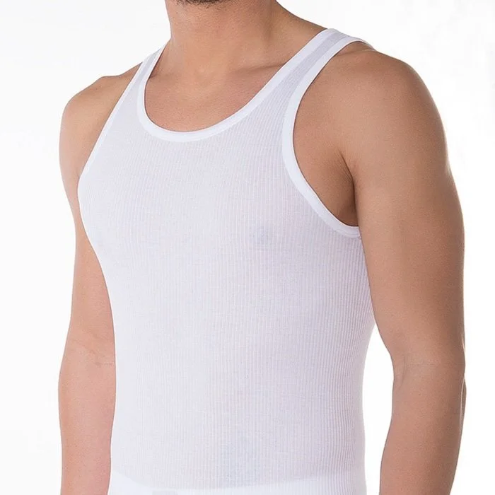 Ferry's 5242 2x2x2 RIBBED LISLE YARN TANK TOP (Copy) (Copy)