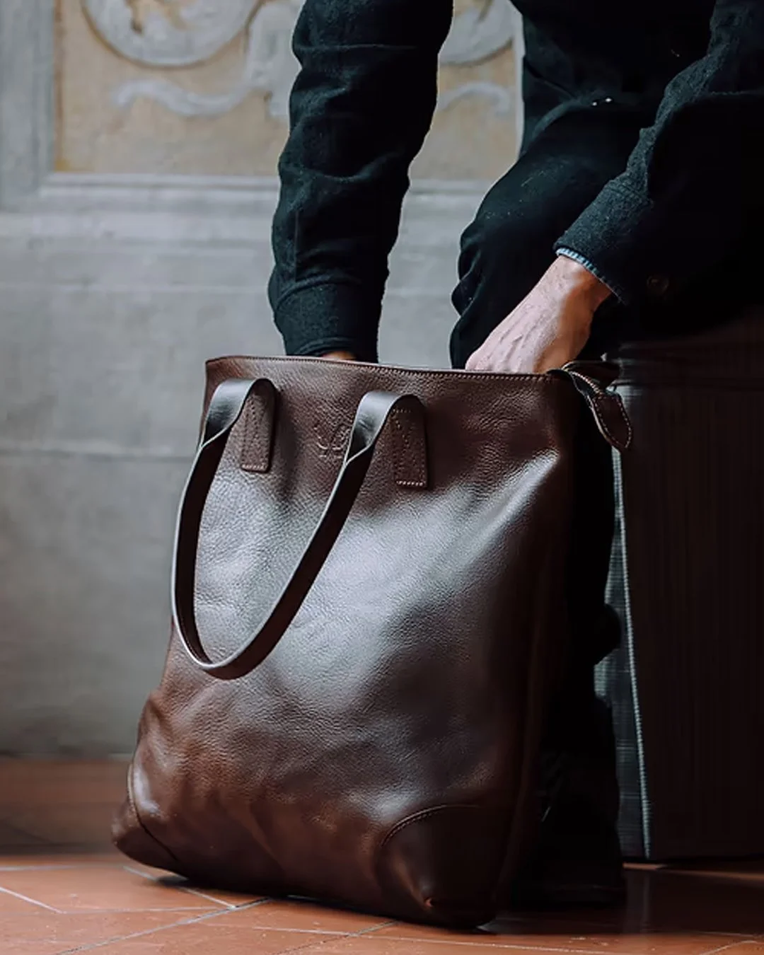 Bennett Winch Brown Leather Tote