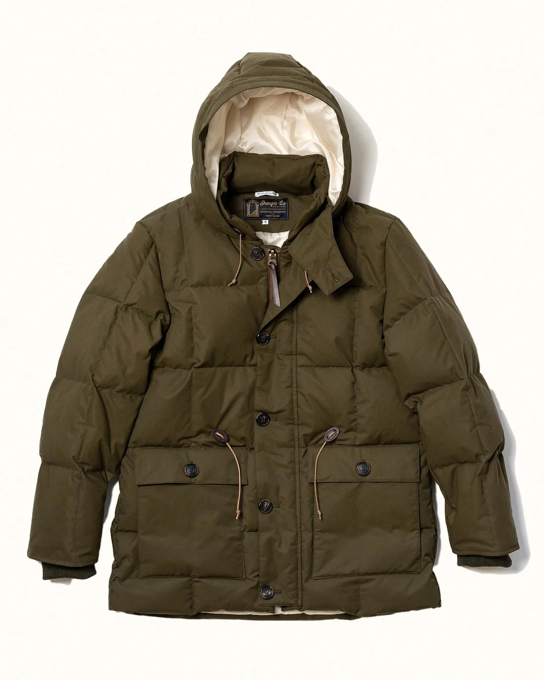 Shangri-la Heritage “Presena” Olive Down Expedition Parka
