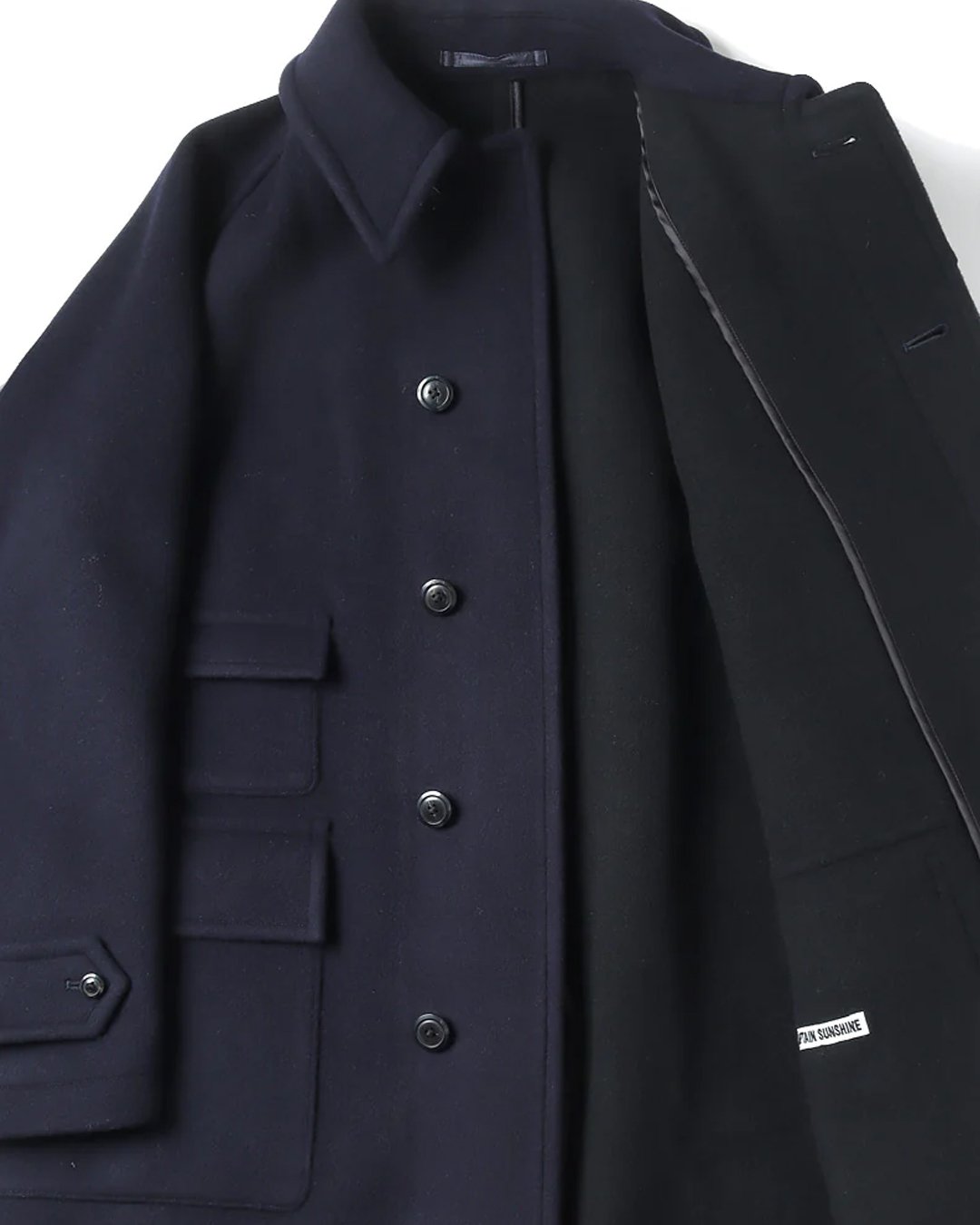 Kaptain Sunshine Traveller Coat Navy