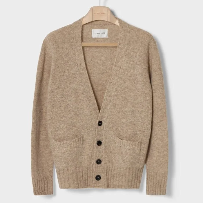 Berg &amp; Berg Bosse Shaggy Cardigan - Oatmeal