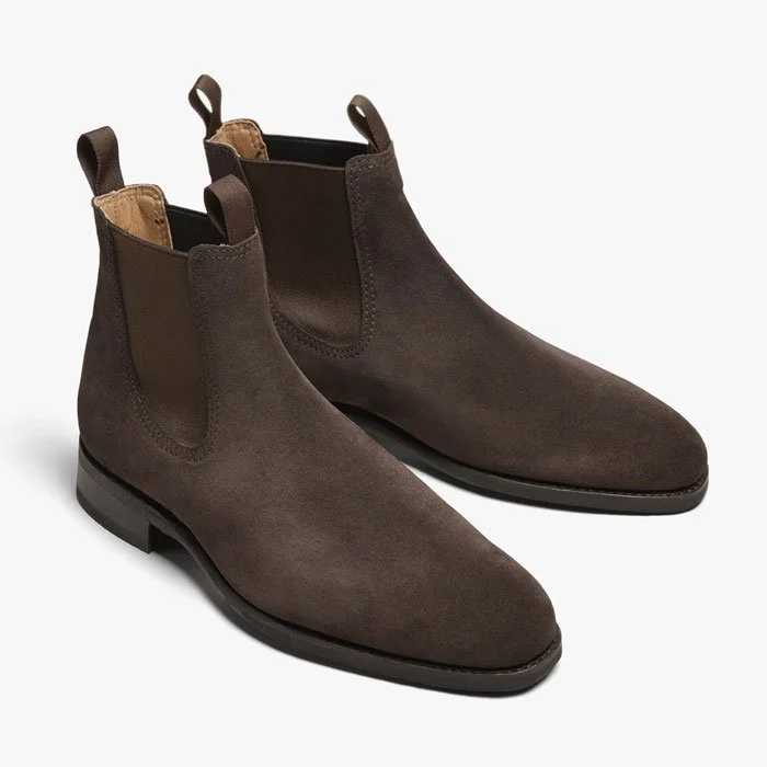 Myrqvist Granhult dark brown suede