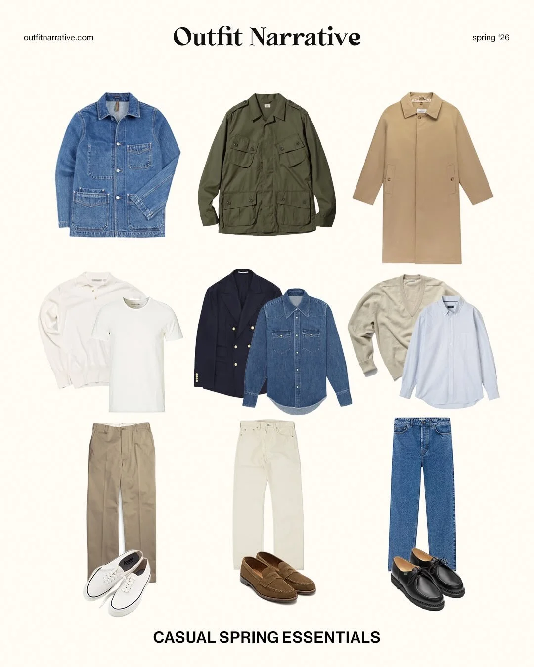 🌸 Spring Essentials - Casual Style

What&rsquo;s your favorite spring piece?
.
.
.
.
.
&nbsp;#classicmenswear&nbsp;#casualmenswear&nbsp;#ivystyle&nbsp;#ametora&nbsp;#amekaji&nbsp;takeivy&nbsp;ivyleague&nbsp;ivylook preppylook americancasual breitlin