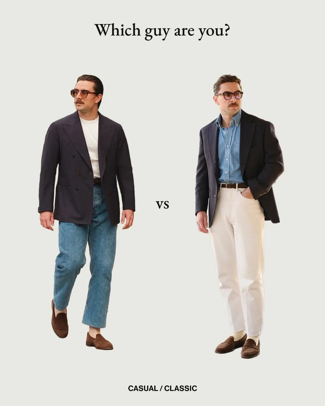 Navy blazer: worn the casual or classic way? Which one do you prefer?
.
.
.
.
.
#aldenshoes #aldenarmy #navyblazer #poszetka #classicmenstyle