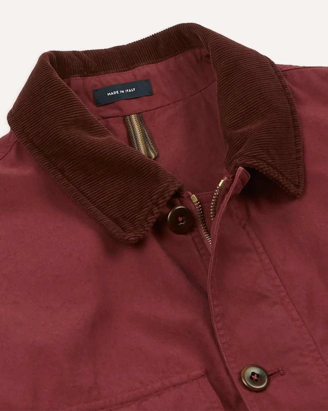 Drake's Washed Red Cotton Hiking Jacket