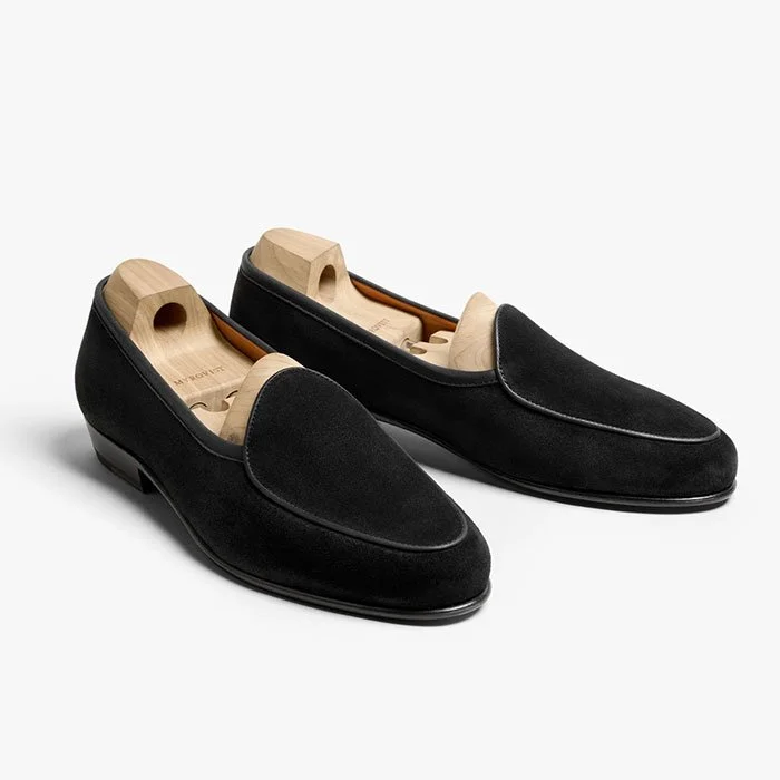 Myrqvist Ängby in black suede
