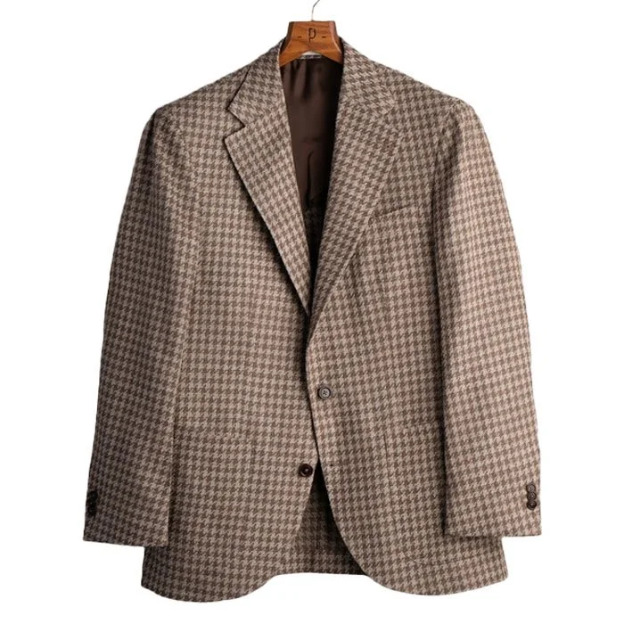 Poszetka Brown Houndstooth Sportcoat