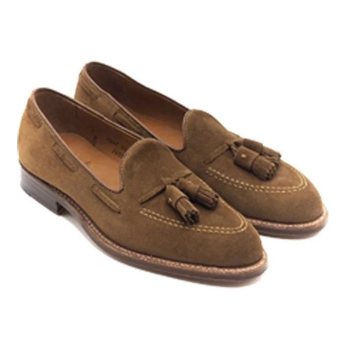 Alden 3403 Tassel Moccasin Loafer Snuff Suede