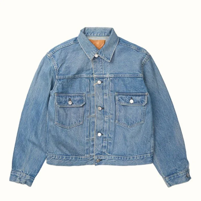 REMI RELIEF - 13oz 1954XX DENIM 2nd JACKET - USED BLUE - RN1043SDR