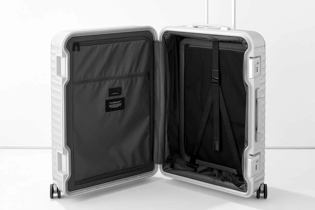 Inside Titan Eternity Triolley L suitcase