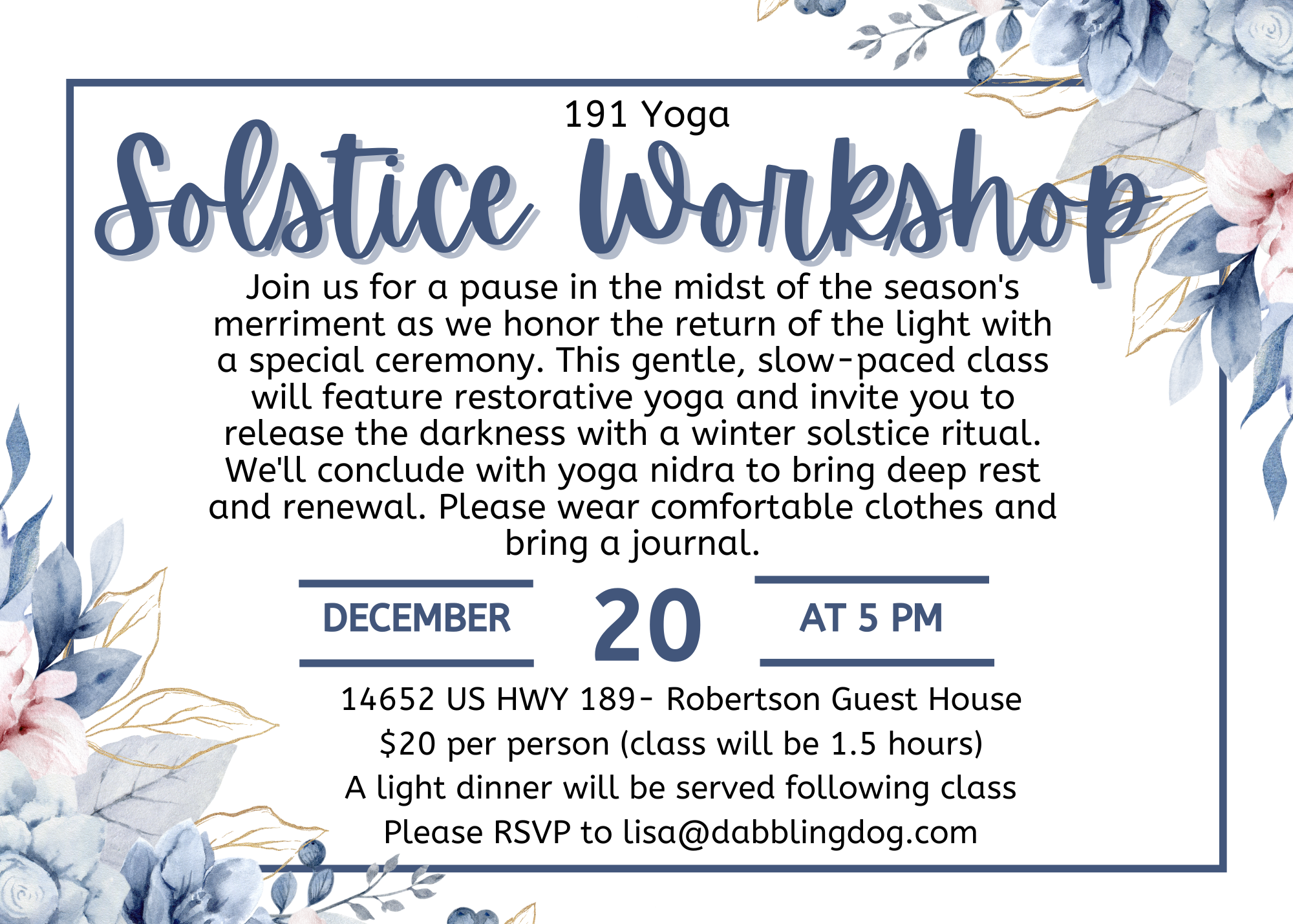 Yoga Solstice Workshop