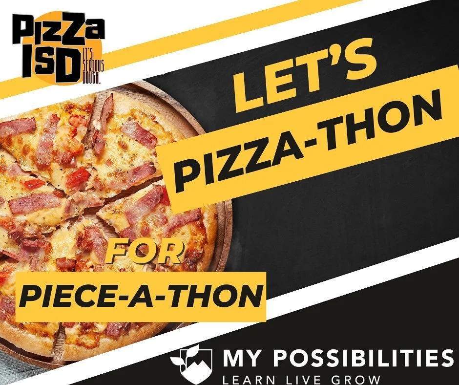 🎉 Get ready for a slice of fun! 🎉

Next Wednesday 11/27, our awesome BUS will be at the @mptxorg campus, and we&rsquo;re cooking up something special! 🍕 Join us for our First Annual Pizza A Thon for Piece A Thon! 

We&rsquo;re thrilled to announce