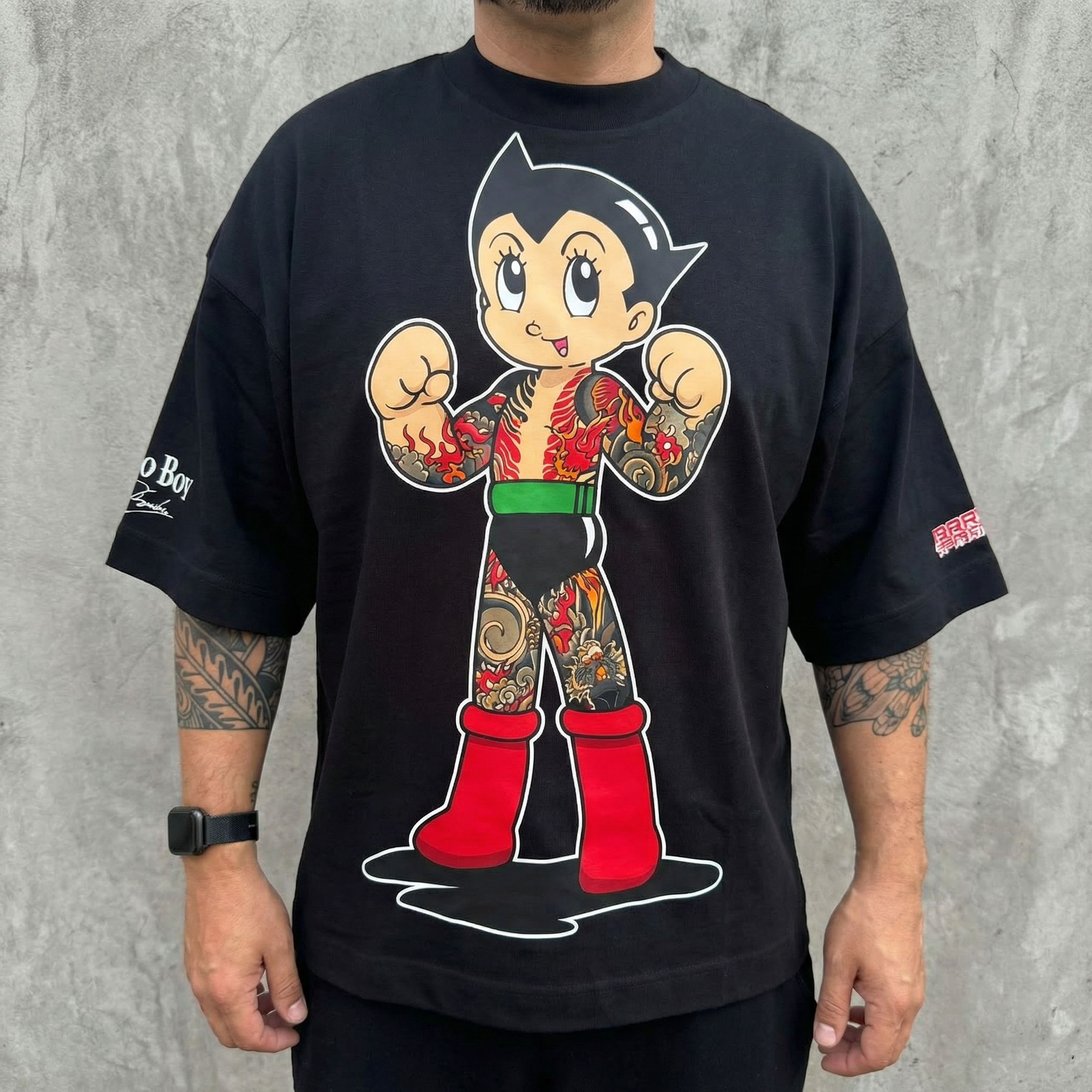 Astroboy Tatuaje Negro OS Front.PNG