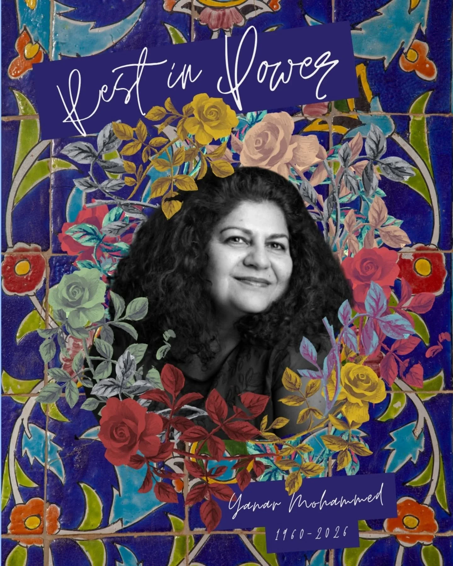 It's been more than two months since the assassination of Yanar Mohammed. 

Yanar was the Founder of the Organization of Women&rsquo;s Freedom in Iraq (OWFI), "where she built an enduring feminist infrastructure to support women and girls confro