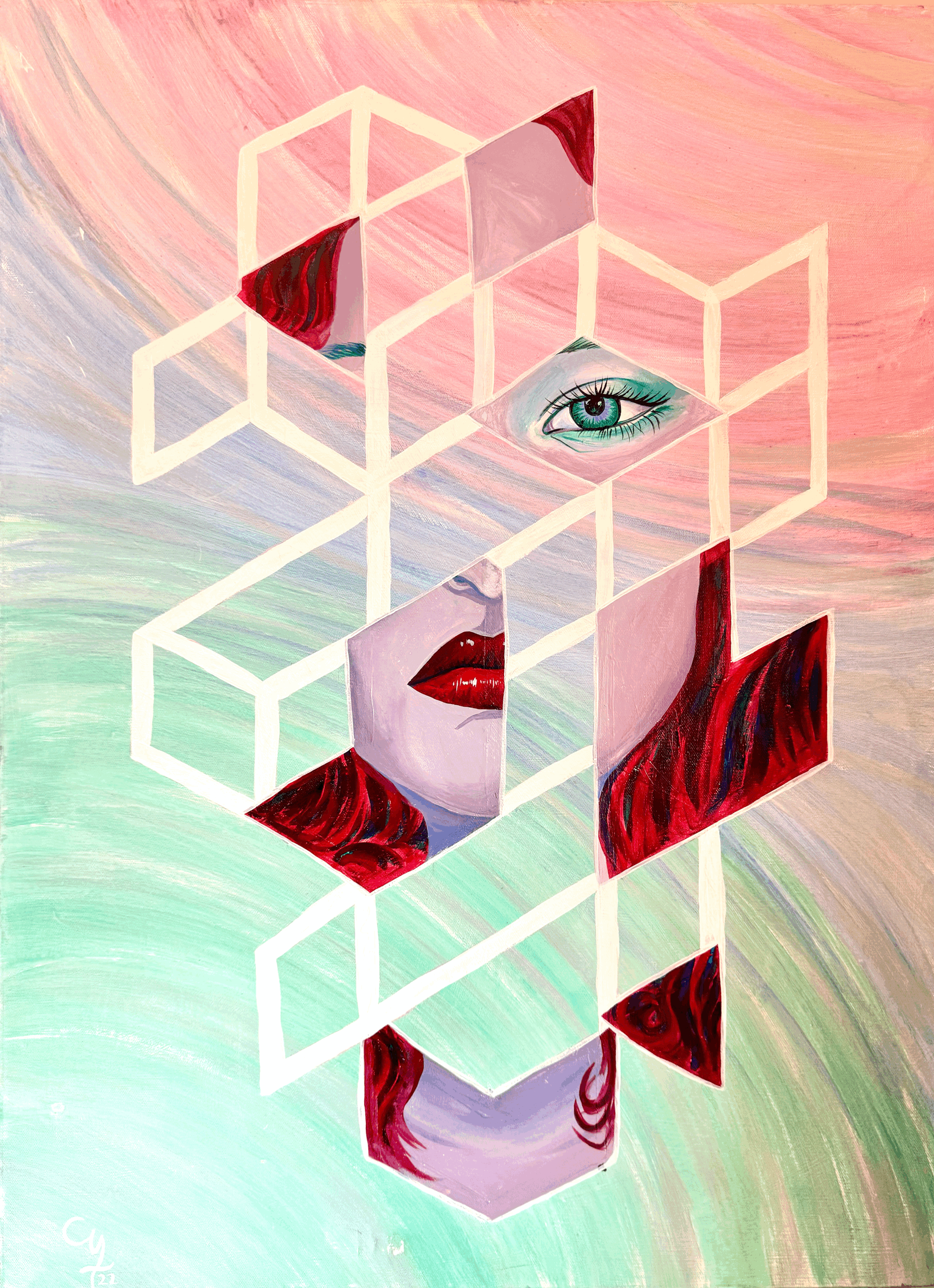 Acrylic Portrait