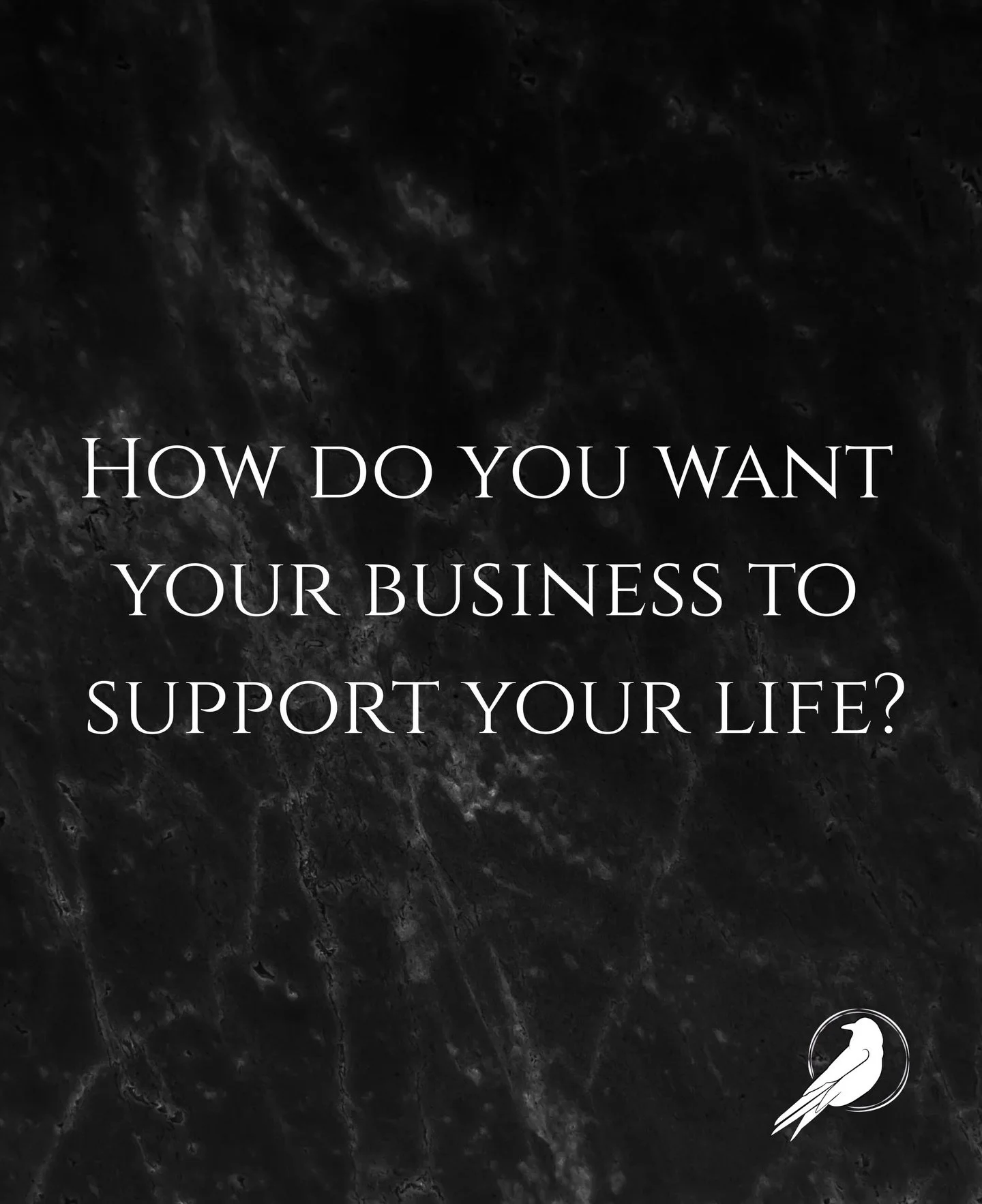 Ask yourself&hellip; &ldquo;How do you want your business to support your life?&rdquo;

When your business, brand and systems are built around the lifestyle that you actually want to live, growth feels intentional and exciting instead of forced.