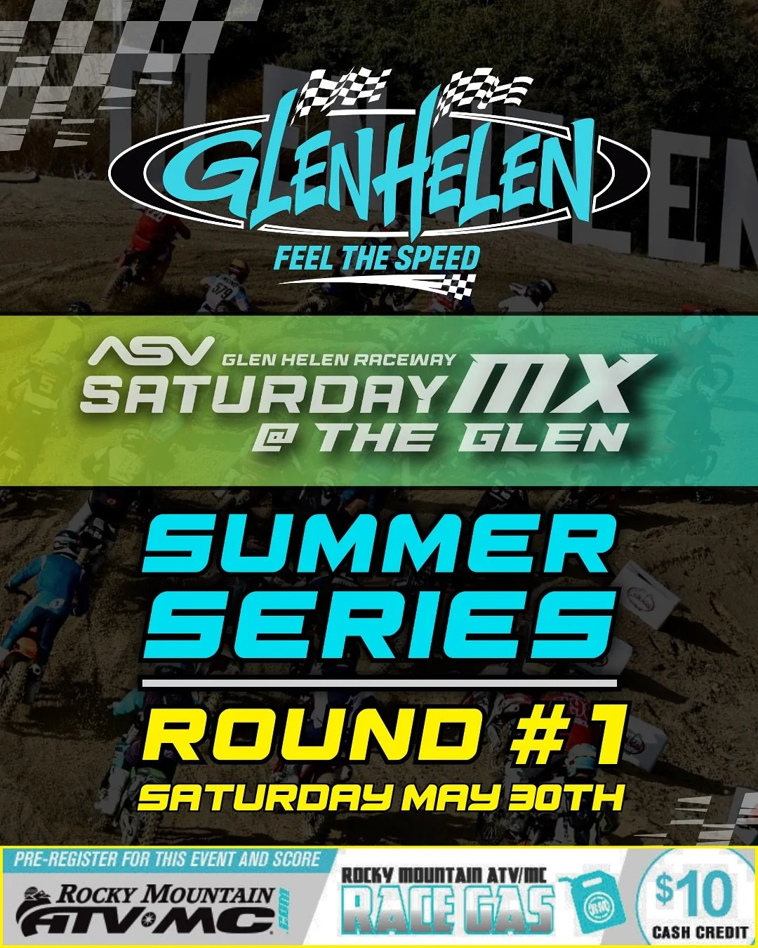 🔥 ASV Inventions&rsquo; Sat MX @ The Glen &ndash; Summer Series Round 1 

The Spring Series is in the books, and now it&rsquo;s time to kick off the Summer Series this Saturday, May 30th on the National Track! ☀️🏁

Whether you&rsquo;re chasing poin