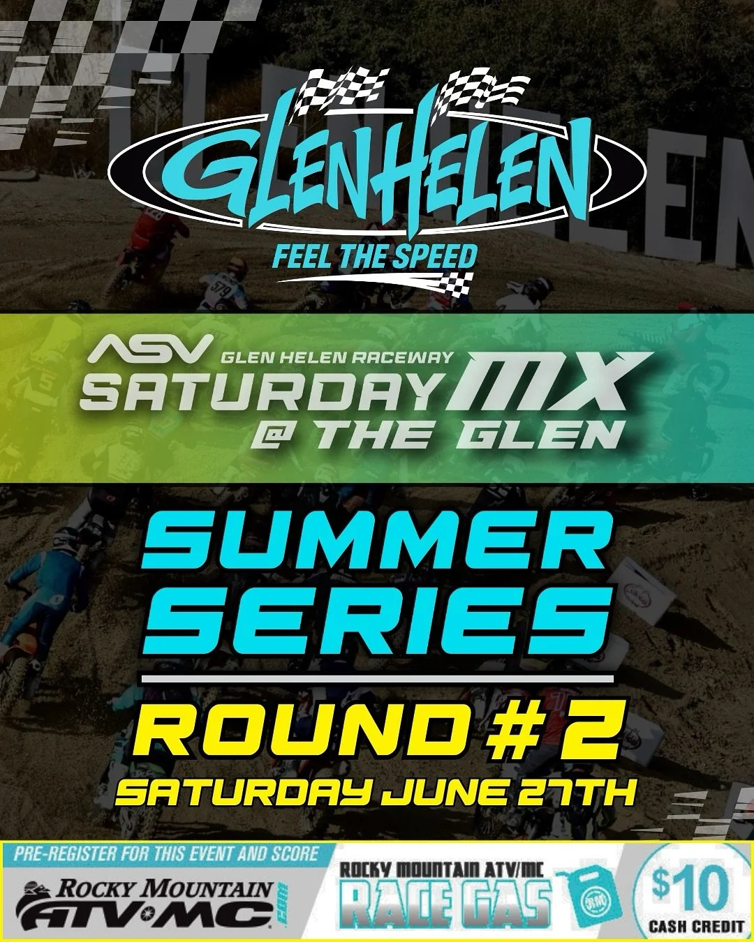🏁 ASV Inventions&rsquo; Sat MX @ The Glen &ndash; Summer Series Round 2 🏁

The Summer Series rolls on this Saturday, and Round 2 is ready to bring the action to the National Track! ☀️💨

Whether you&rsquo;re chasing championship points, getting val