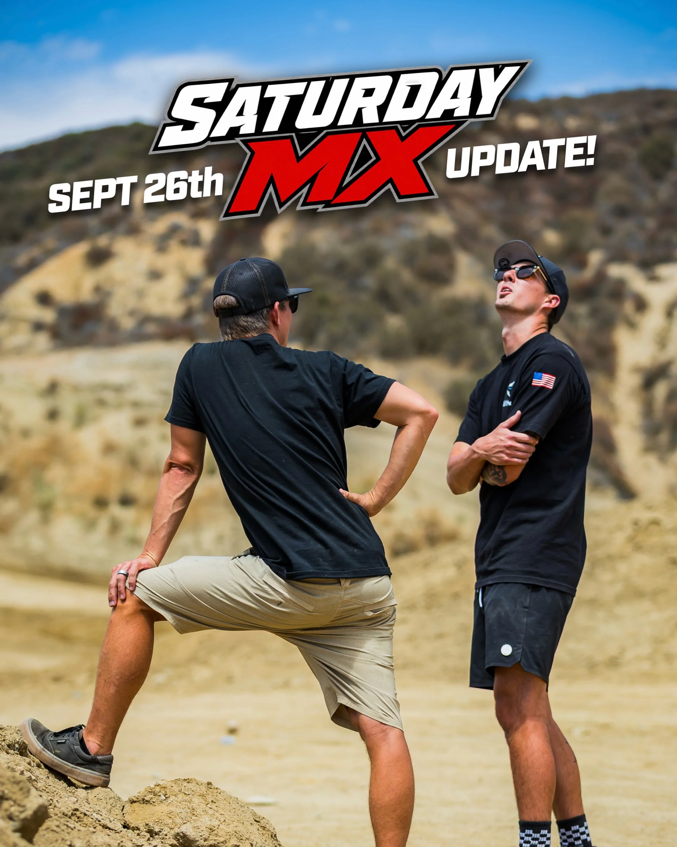 September 26th is our next &ldquo;Saturday MX&rdquo; race on The National track, so mark your calendars!

For everyone riding tomorrow, come and enjoy open practice on The National track &amp; Stadium cross track.

Arroyo vet track will be running &l