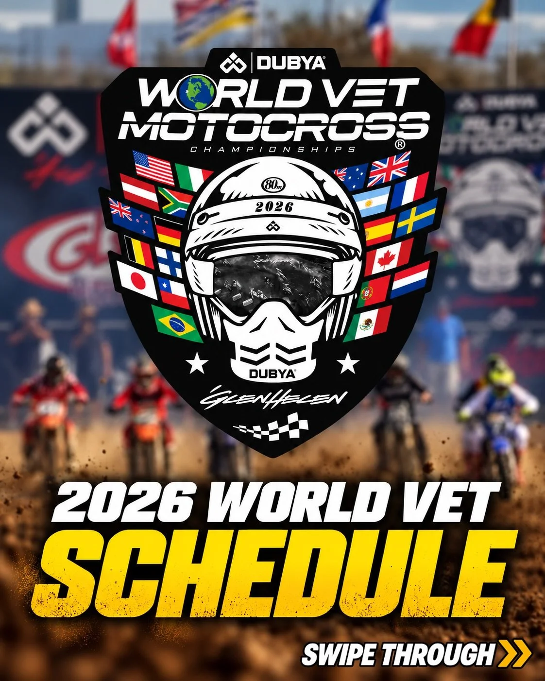 World Vet Schedule is locked and loaded!

We know you all like to plan well, so here are the details for this year&rsquo;s race.  2026 continues strong with one of our favorite events of the year, and we can&rsquo;t wait to see you on the practice da