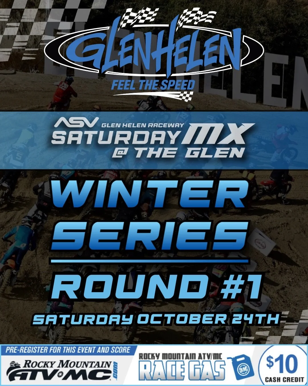 🏁 SCHEDULE UPDATE &mdash; WINTER SERIES ROUND 1! 

We apologize for the confusion in our previous post! This Saturday, October 24th, marks the START of the Winter Series, not the final round of the Fall Series.
Everything else remains the same! 🔥 R