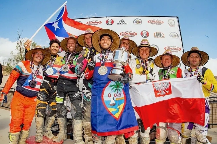 Team Guam after winning the 2020 Cup of Nations