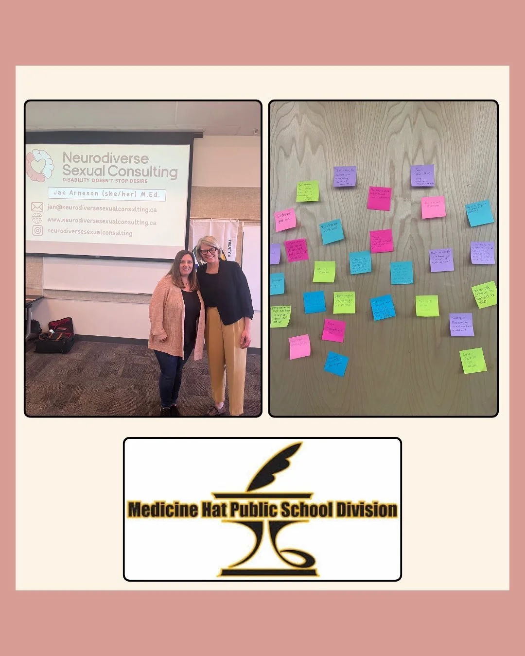 Feeling proud and grateful for the opportunity to collaborate with the staff of medicine hat, public school division in March. Every partnership has been a chance to learn, grow, and make a meaningful impact on student well-being and inclusion. @mhpu