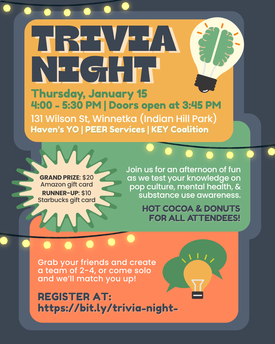 Youth Trivia Night with Haven Youth & Family Services & PEER Services