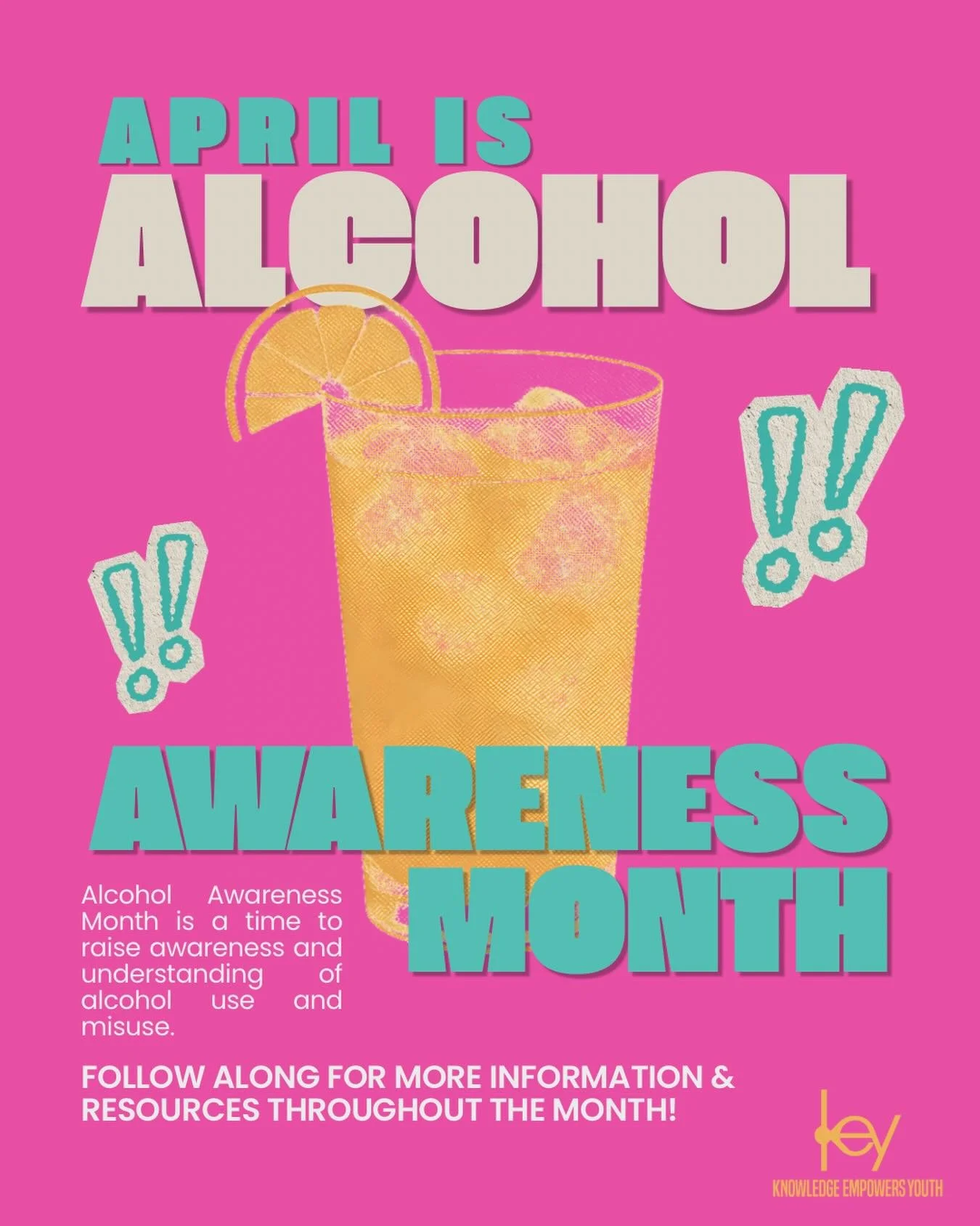 April is Alcohol Awareness Month! This month, follow us as we share information and resources on alcohol use and misuse. 🧠💭

#keycoalition #alcoholawareness #alcoholawarenessmonth #prevention