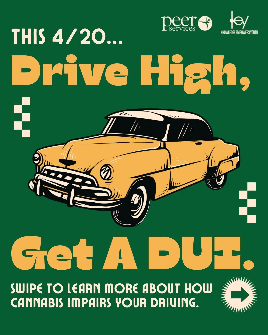 This 4/20, avoid driving under the influence of cannabis. Cannabis affects your reaction time, coordination, and perception, all of which can impact your ability to drive. Drive sober for a clear road ahead! 🚗

#prevention #420 #drivehighgetadui