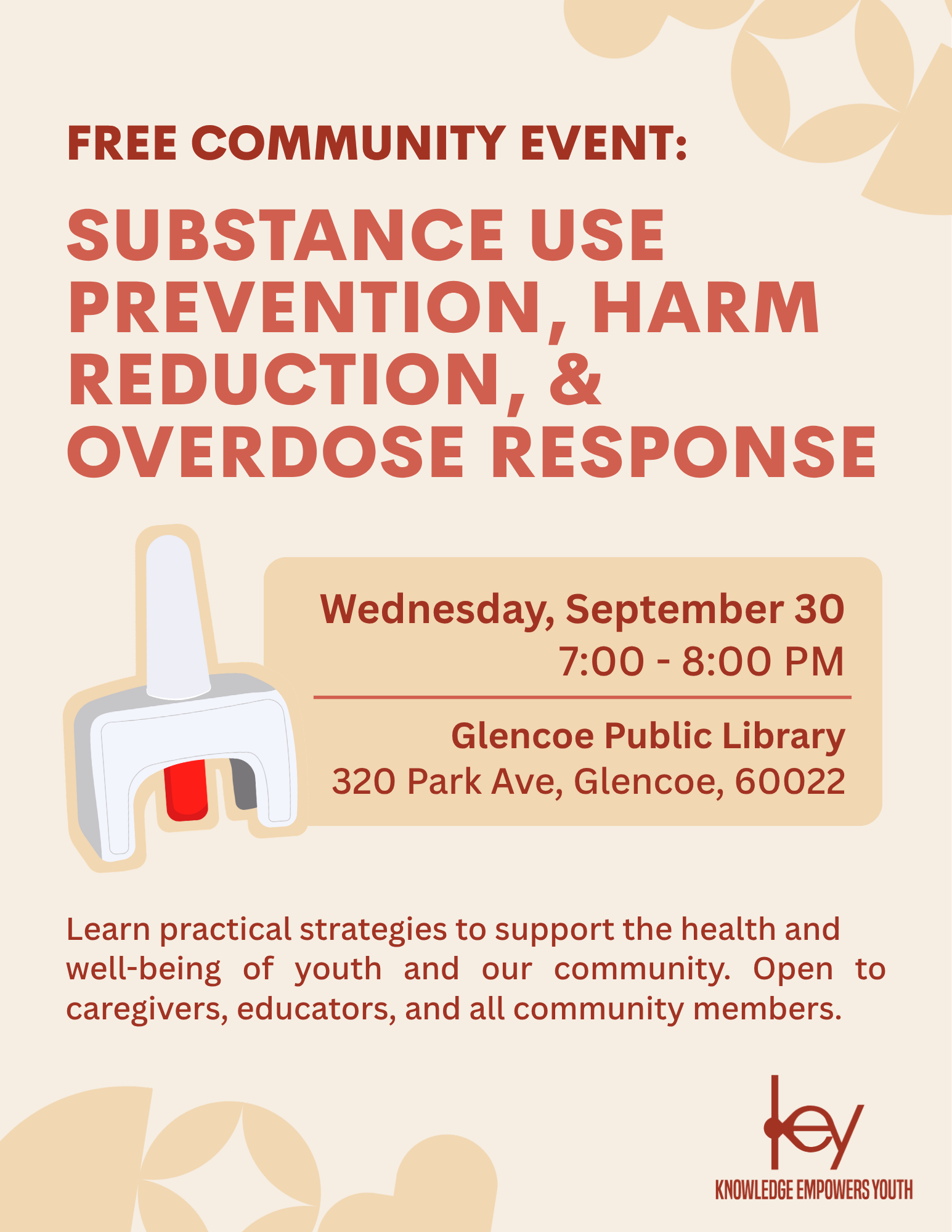 Community Event: Substance Use Prevention, Harm Reduction, and Overdose Response