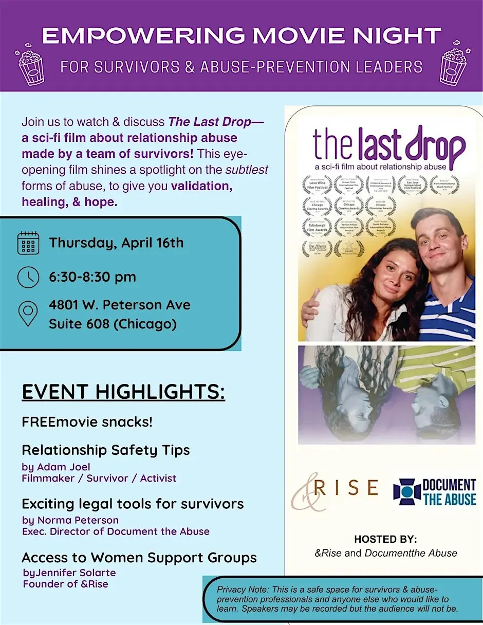 Empowering Movie Night: for Survivors & Abuse-Prevention Leaders