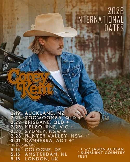 Corey Kent - 2026 International Dates