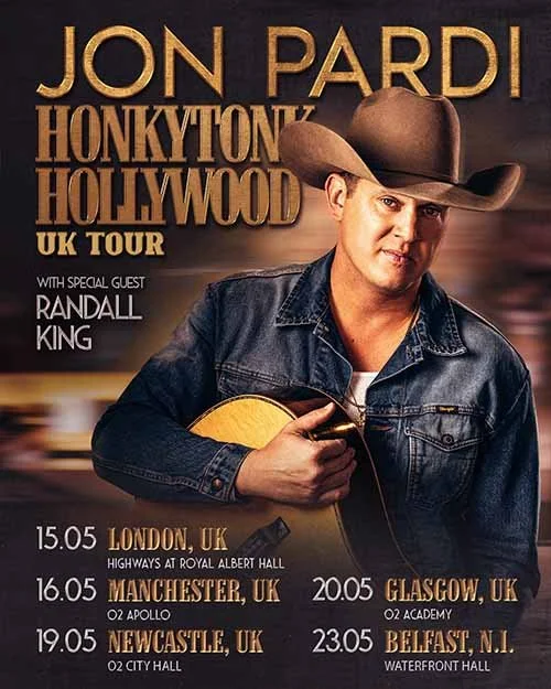 Jon Pardi - Honkytonk Hollywood UK Tour 2026