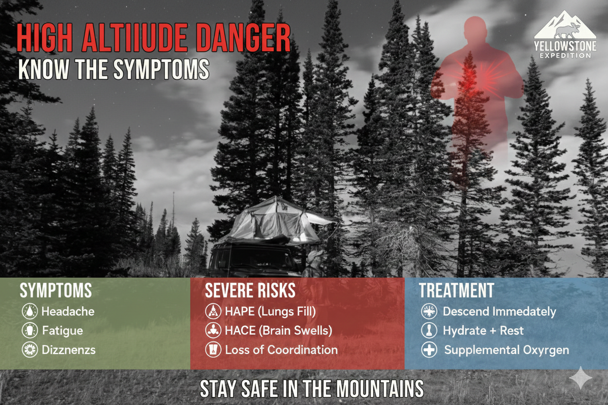 Surviving the High Peaks: Lessons on Altitude Sickness from the Yellowstone Expedition