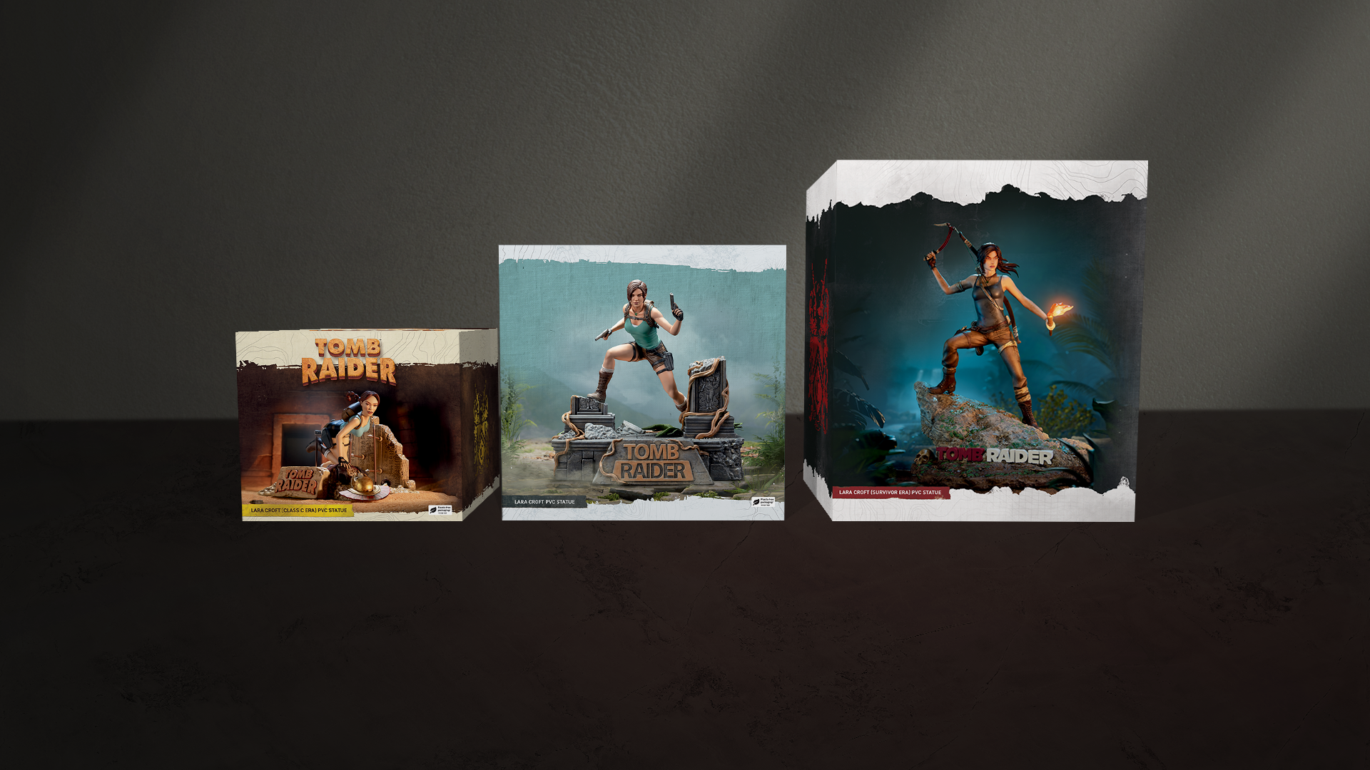Tomb Raider Collectibles — Packaging