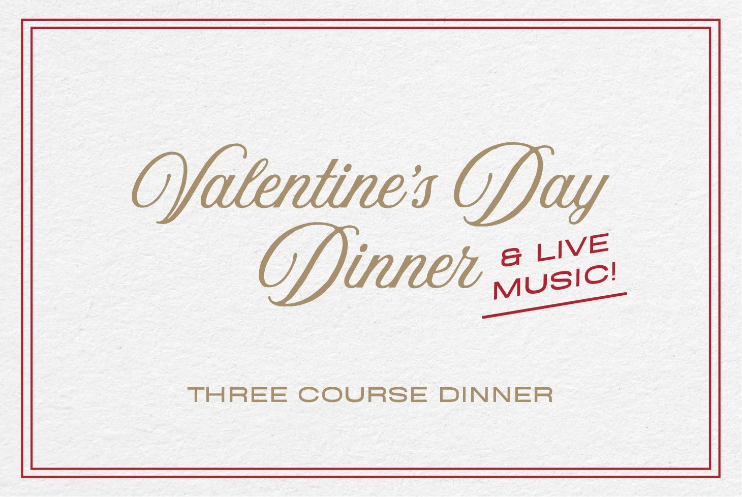 Valentine’s Day Prix Fixe Menu