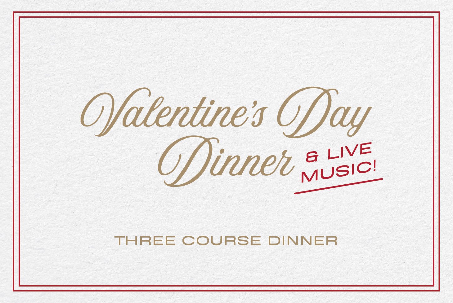 Valentine’s Day Prix Fixe Menu